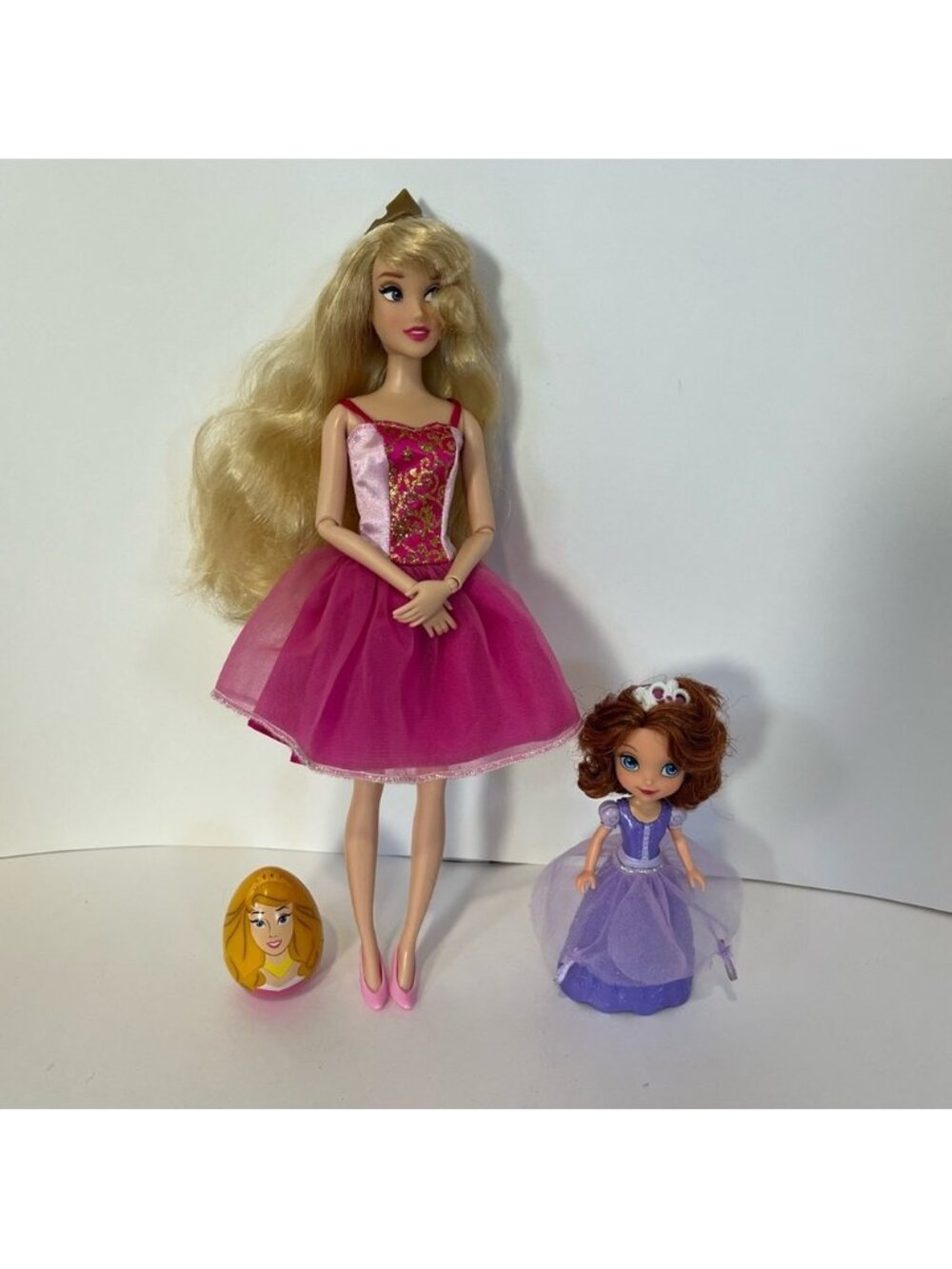 Disney Store Princess Aurora Sleeping Beauty Doll Sophia The First Royal Curtsey